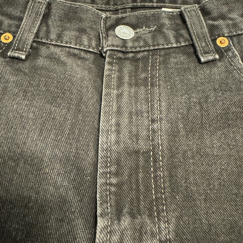 Levi's Men's 505 Black Jeans 34/30 - Picture 3 of 12